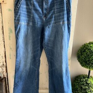 American Eagle Jeans wide leg great stretch size 18 Tall